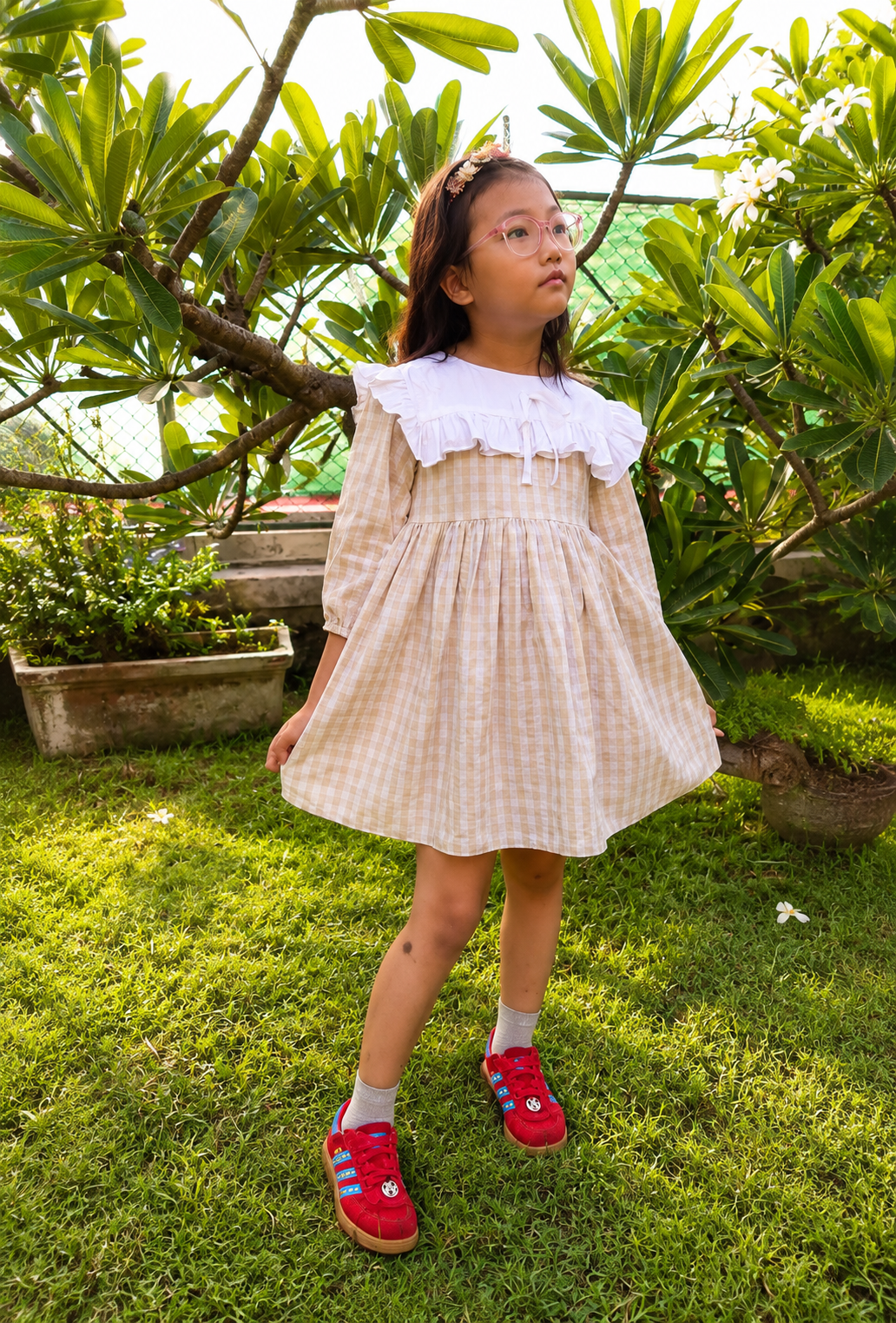 The Little Sunshine Bib Dress