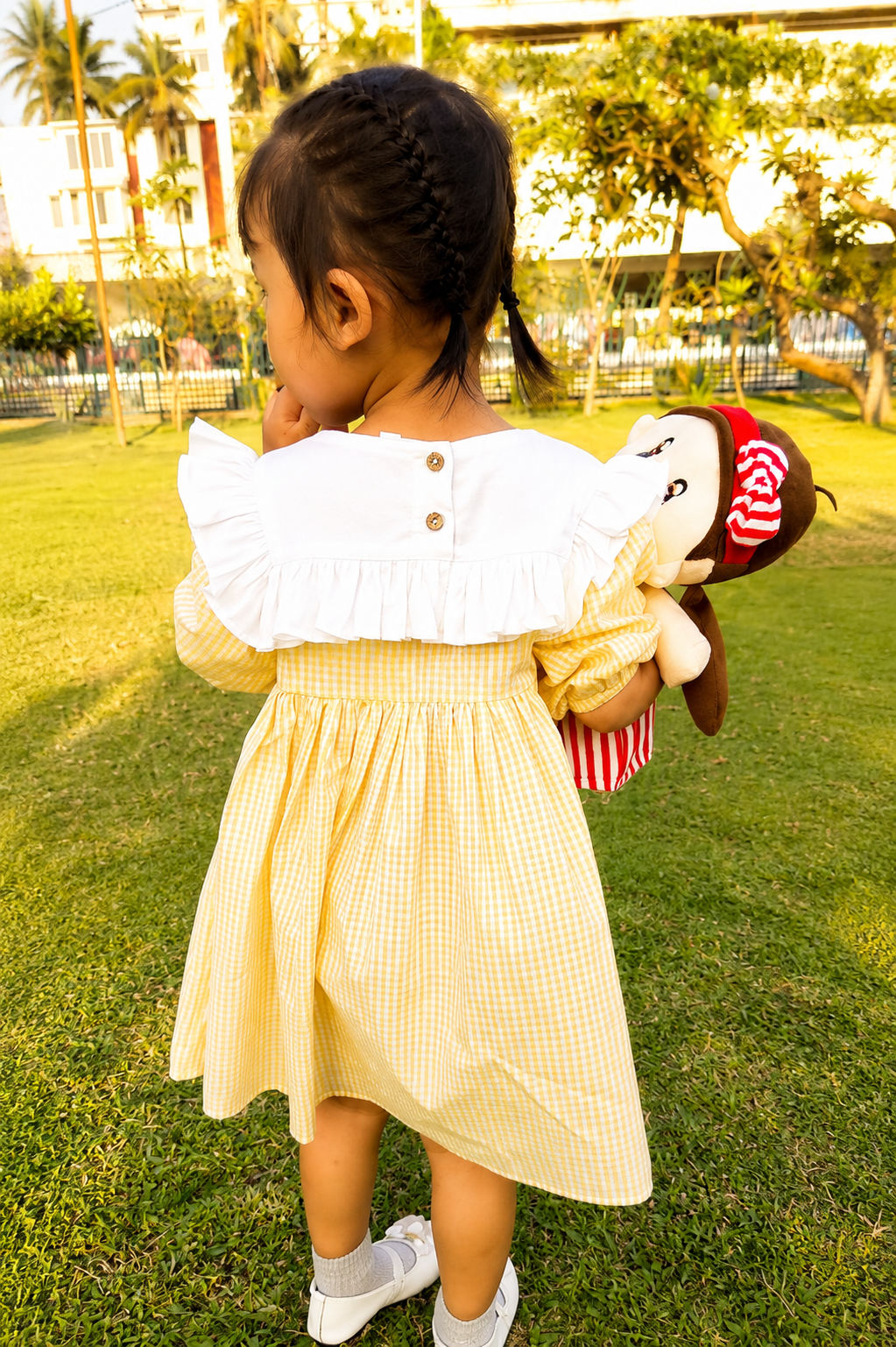 The Little Sunshine Bib Dress
